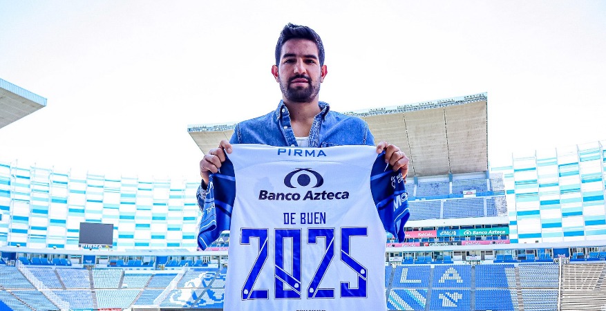 Renueva Diego de Buen con el Puebla hasta 2025