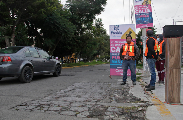 Municipio de Puebla invierte 13.4 mdp en reparar bulevar Monterrey