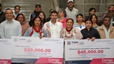 Eduardo Rivera entrega 31 cheques del programa Fomento a Proyectos Comunitarios