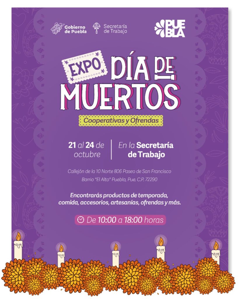 Secretaría de Trabajo realiza “Expo Día de Muertos, Cooperativas y Ofrendas