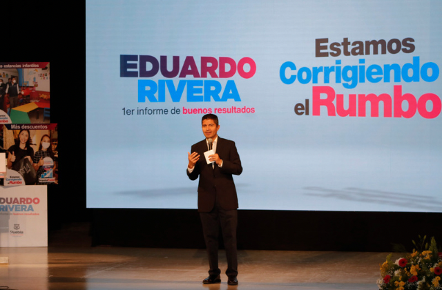 Encabeza Eduardo Rivera informe “Gobierno Innovador y Finanzas Sanas"