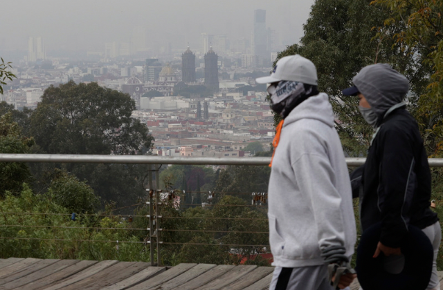 Calidad del aire en Puebla sigue en el límite; semáforo, en amarillo