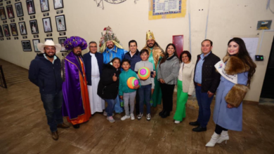 Niñas y niños disfrutan Día de Reyes organizado por Gobierno de Chignahuapan