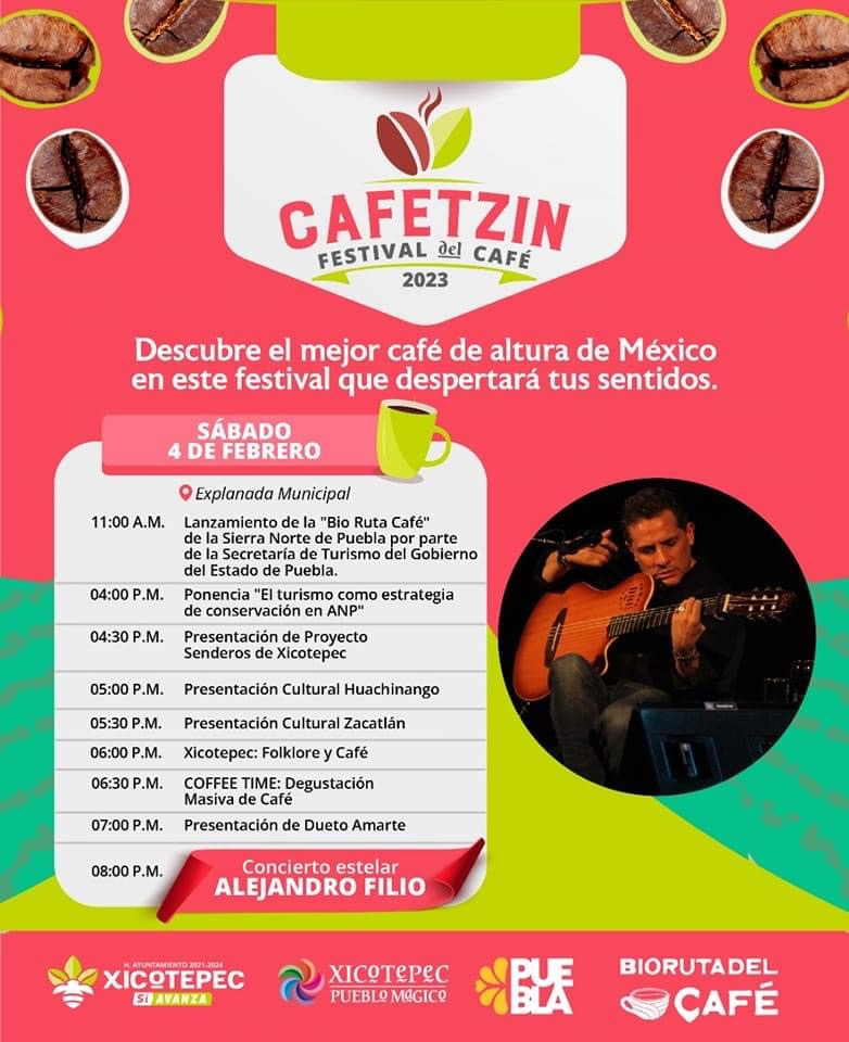 Xicotepec invita a degustar Festival Cafetzin