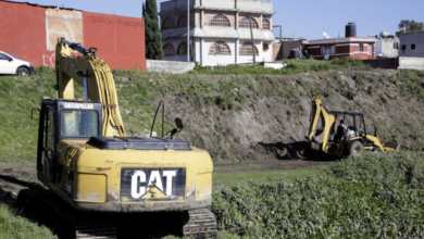 Ayuntamiento de Puebla realiza limpieza de Vaso Regulador Puente Negro