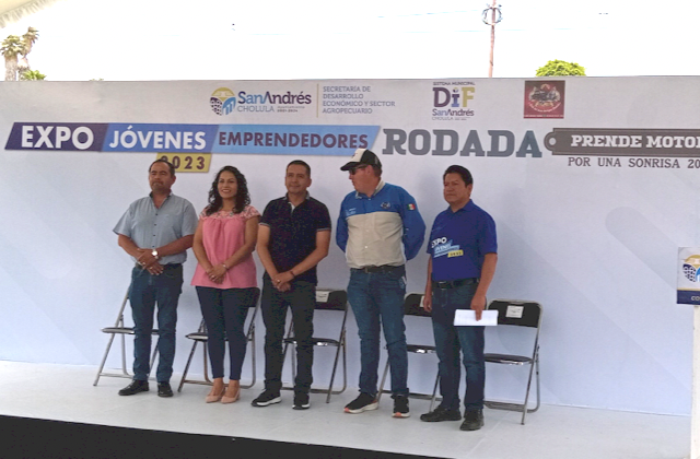 San Andres Cholula presenta Expo Rodada y Expo Jóvenes Emprendedores