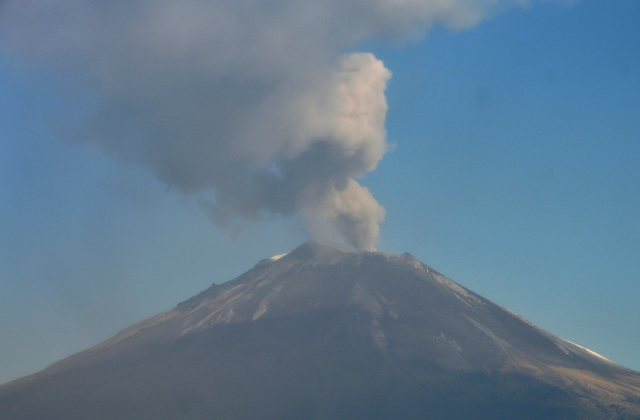 Protección Civil, alerta en zonas cercanas al Popocatépetl por aumento de actividad