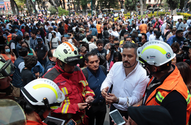 Simulacro en Puebla activó 101 alarmas; participaron más de 9 mil personas