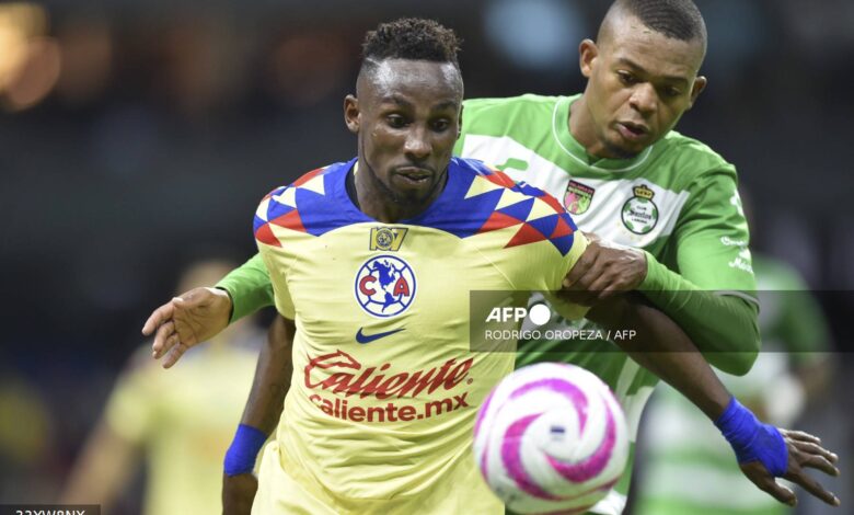 América vence al Santos y se confirma como líder del fútbol mexicano