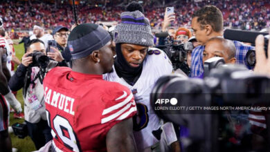 NFL: Ravens ganan duelo de líderes a 49ers y Chiefs se estrellan contra Raiders