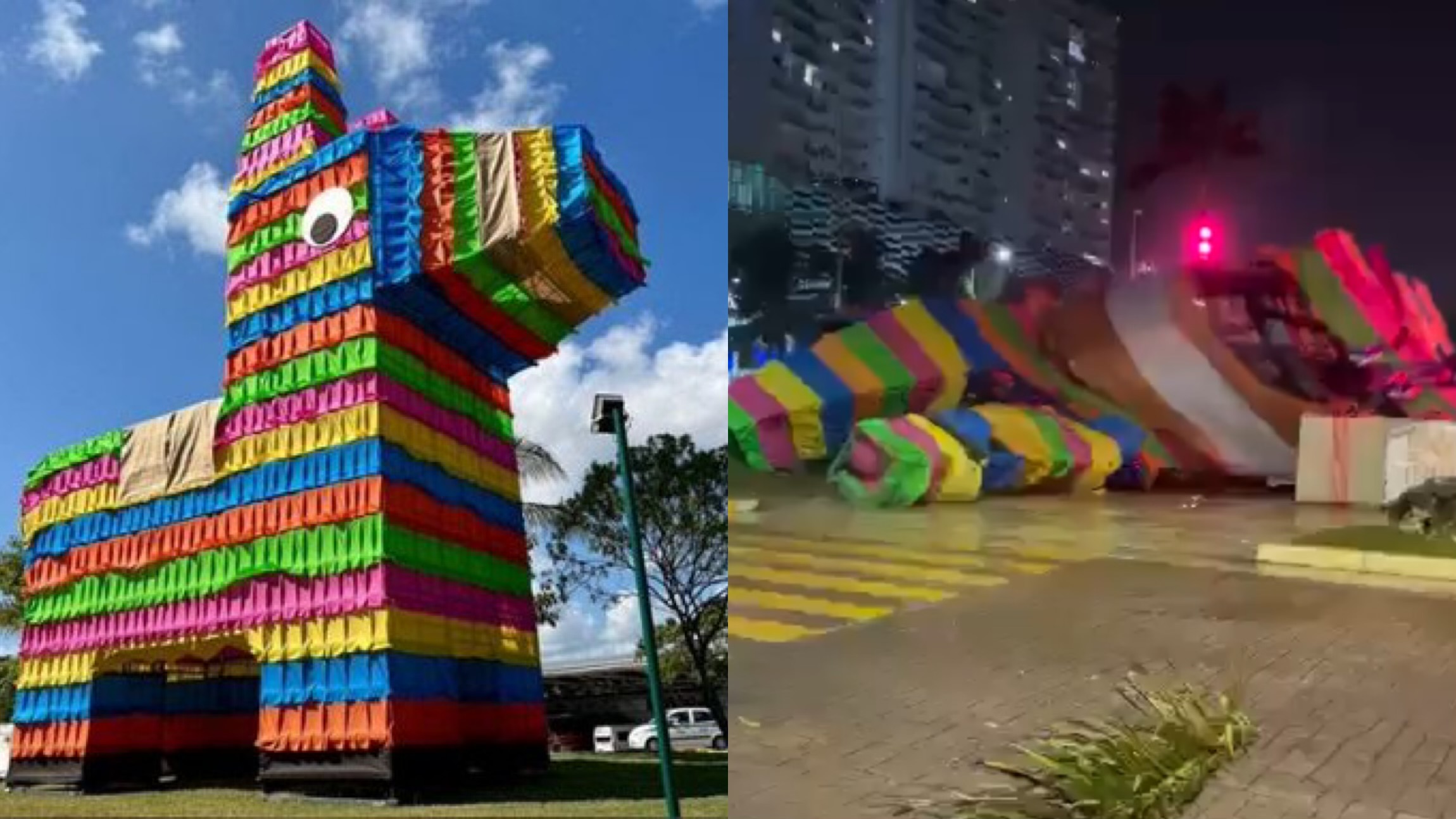 Colapso del emblemático “Burrito Sabanero” en Cancún Colapso del emblemático “Burrito Sabanero” en Cancún