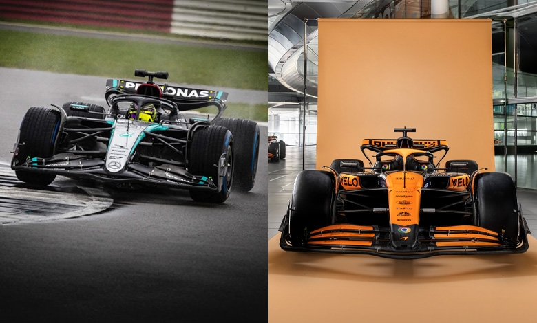 F1: Mercedes y McLaren presentan sus vehículos para la Temporada 2024