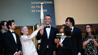 París 2024: La llama olímpica alumbra el Festival de Cannes