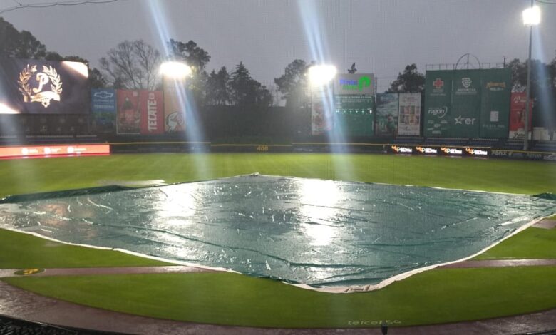 La lluvia impidió el segundo de la serie entre Pericos de Puebla y Bravos