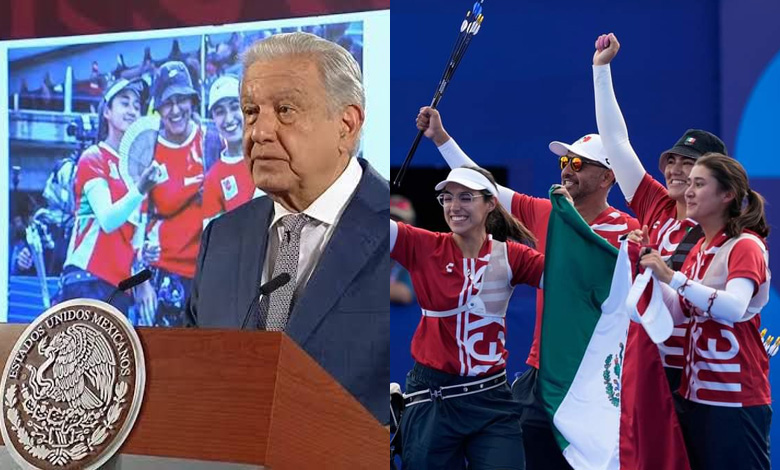 París 2024 | AMLO felicita al Equipo Femenil de Tiro con Arco por su medalla de bronce