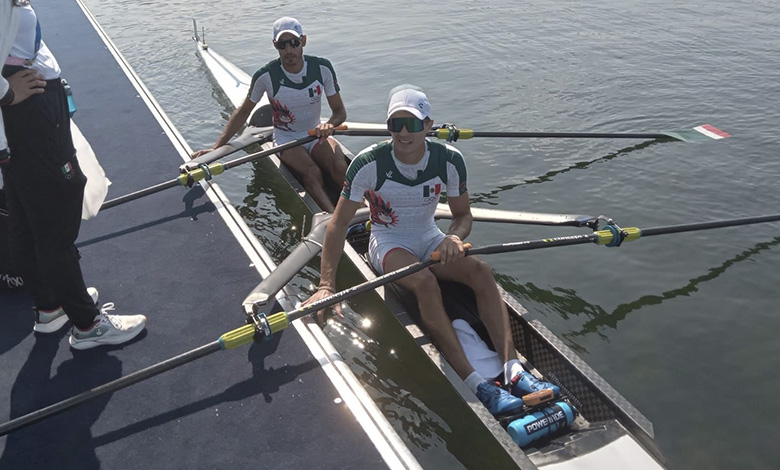 París 2024 | Alexis López y Miguel Carballo terminan sextos en la semifinal de remo