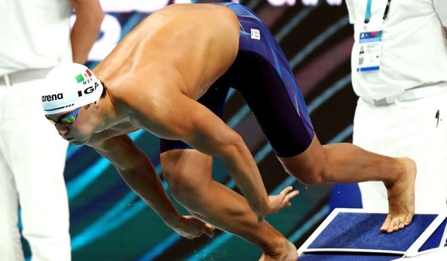 Jorge Iga se queda cerca de las semifinales en natación 200 metros libres