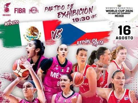 Puebla, sede del México contra República Checa en baloncesto femenil