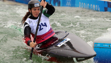 París 2024 | Sofía Reinoso continua navegando en el Kayak Cross