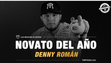 Denny Román, nombrado el Novato del Año en la LMB