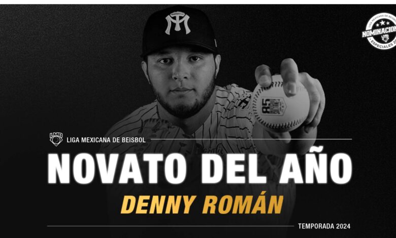 Denny Román, nombrado el Novato del Año en la LMB