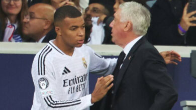 "Para nada afectado", dice Ancelotti sobre un Mbappé "feliz e ilusionado"