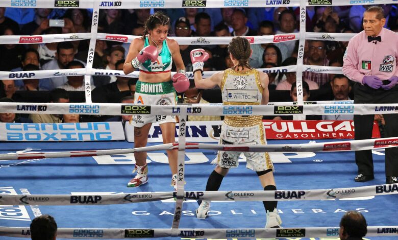 Gabriela ‘La Bonita’ Sánchez retiene su título mundial en la Arena BUAP