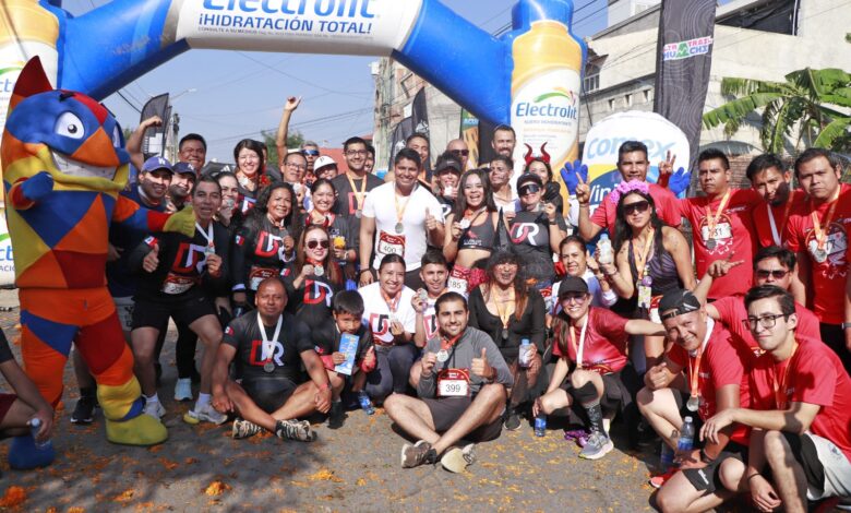 Todo un éxito, carrera de 3 y 5 km en Cuautlancingo