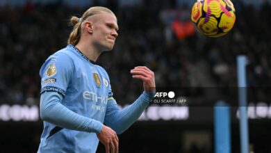 Haaland es duda con Manchester City ante el Liverpool