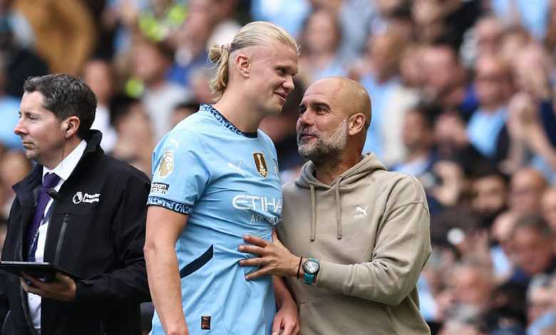 Guardiola anuncia que Haaland estará de baja de "5 a 7 semanas" con Manchester City