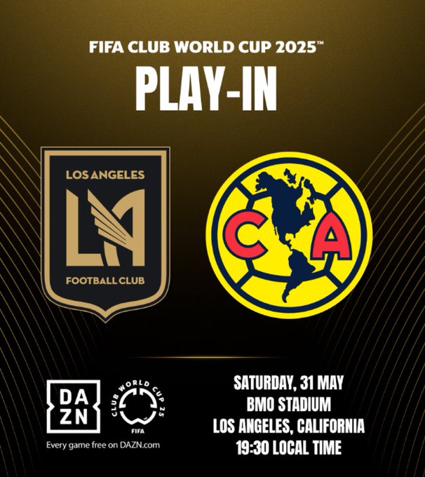 LAFC y América pugnarán por puesto en Mundial de Clubes en Los Ángeles