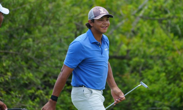 Charlie Woods, hijo de Tiger, gana su primer título juvenil de golf