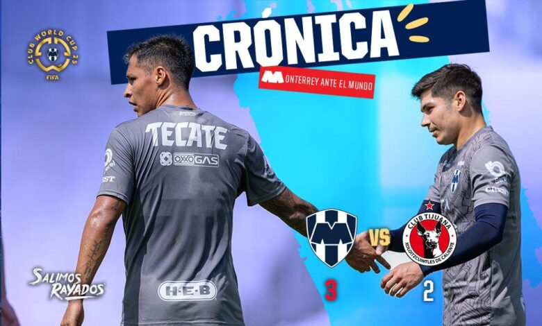 Rayados de Monterrey vence a Xolos de Tijuana en partido de preparación