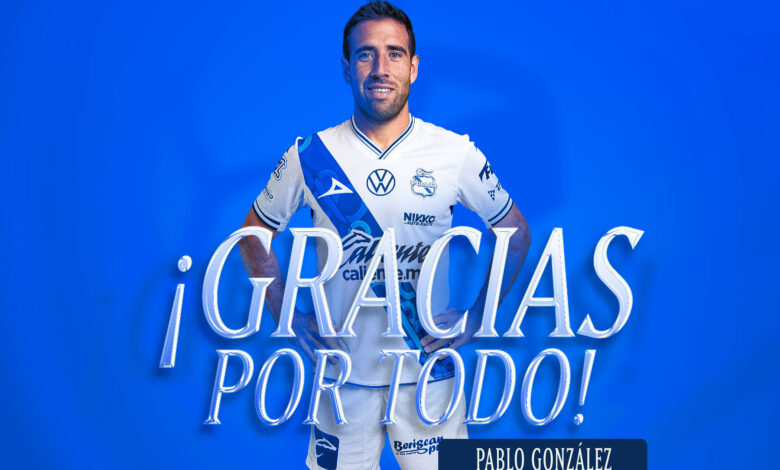 Club Puebla anuncia la salida de Pablo González
