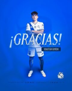 Sebastián Olmedo se une a las bajas del Club Puebla