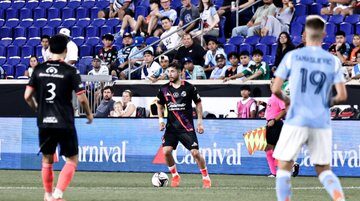 Club Puebla consigue primera victoria en Leagues Cup; golea a NYFC