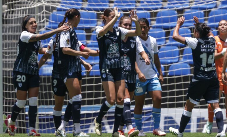 Club Puebla Femenil debuta con goleada en contra ante Pachuca