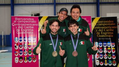 Gibrán Zea gana oro en Centroamericano de Esgrima