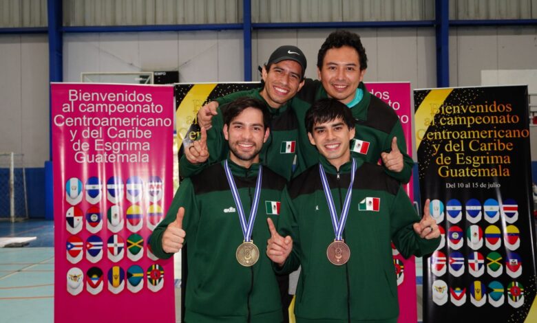 Gibrán Zea gana oro en Centroamericano de Esgrima