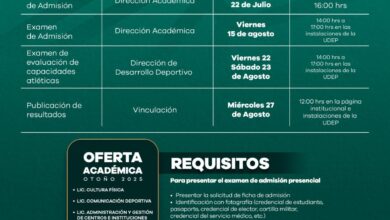 Oficializa UDEP fechas de convocatoria 2025 y lanza sitio para pre-registro