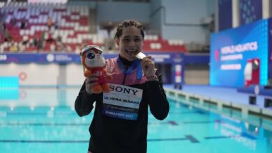 Osmar Olvera logra oro histórico en Mundial de Deportes Acuáticos Singapur 2025