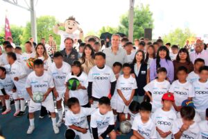 Siguiendo la visión del Alcalde @pepechedrauimx , de incentivar el deporte en la niñez y juventud de #LaCapitalImparable