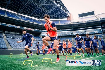 Club Puebla ya entrenó en el Lumen Field