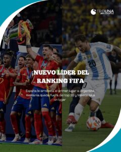 España, nuevo líder; México baja un lugar en ranking FIFA