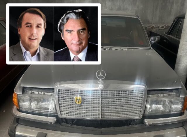 Mercedes Benz 280 SE ofrecido a Emilio Azcárraga