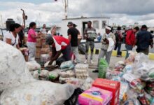 Las embarcaciones traen los últimos cargamentos del convoy "Nuestra América", una iniciativa humanitaria internacional que ha llevado ayuda para apoyar a Cuba.