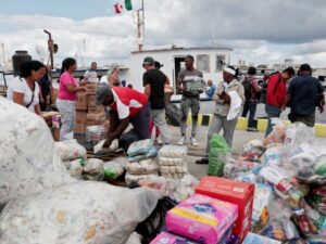 Las embarcaciones traen los últimos cargamentos del convoy "Nuestra América", una iniciativa humanitaria internacional que ha llevado ayuda para apoyar a Cuba.