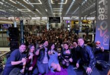 Playa Limbo durante su concierto básico en Price Shoes Puebla organizado por Los 40 98.7 FM