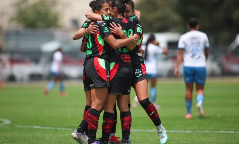Derrora del Club Puebla Femenil ante Juárez