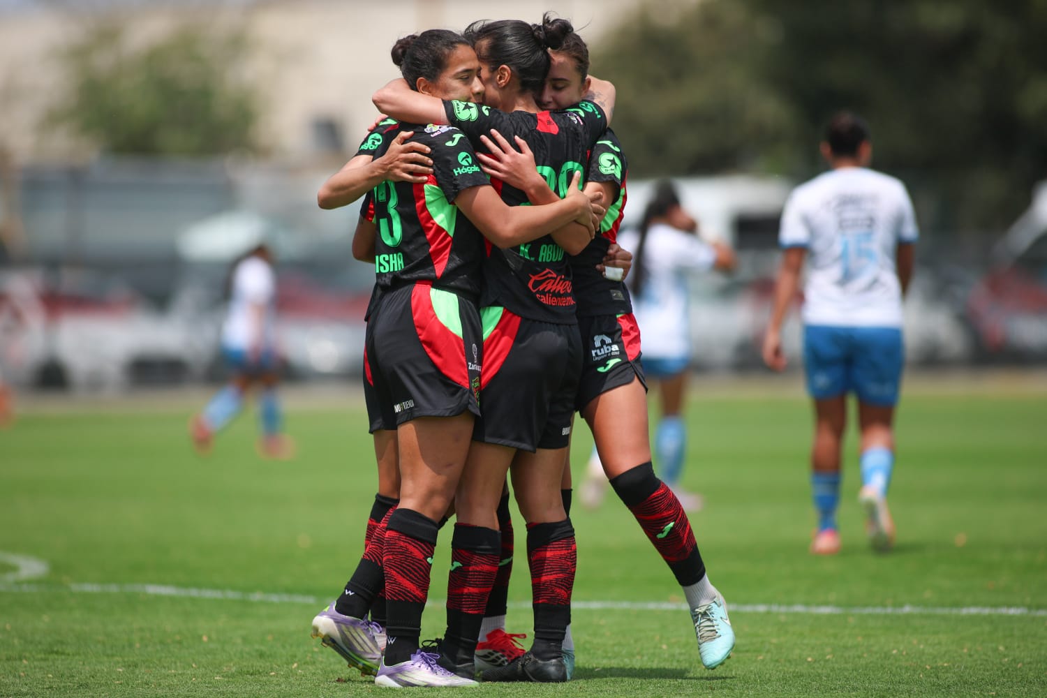 Derrora del Club Puebla Femenil ante Juárez